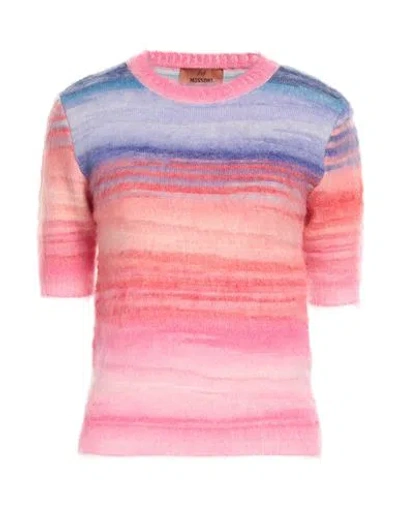 Missoni Woman Sweater Lilac Size 0 Wool, Polyamide, Alpaca Wool, Mohair Wool In Purple