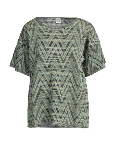 Missoni Woman Sweater Lime Green Size L Viscose, Wool, Metallic Fiber, Polyamide