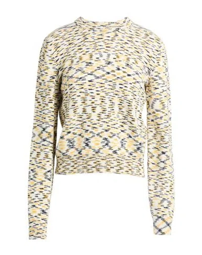 Missoni Woman Sweater Marigold Size 10 Wool, Elastane, Polyamide In Yellow