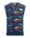 Missoni Woman Sweater Navy Blue Size L Cotton