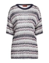 Missoni Woman Sweater Navy Size 4 Viscose In Navy