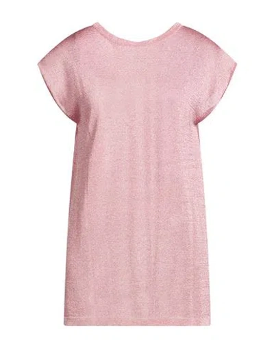 Missoni Woman Sweater Rose Gold Size 6 Viscose, Cupro, Polyester