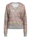 Missoni Woman Sweater Sage Green Size M Viscose, Cotton, Mohair Wool, Alpaca Wool, Polyamide