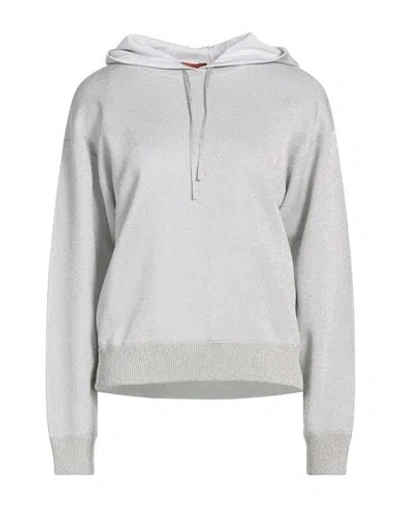 Missoni Metallic Crochet-knit Hoodie In Gray