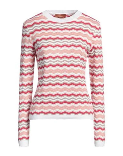 Missoni Woman Sweater White Size 6 Cotton, Viscose