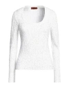Missoni Woman Sweater White Size 8 Viscose, Polyamide, Polyester In White