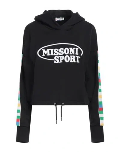 Missoni Logo-print Drawstring Hoodie In Black