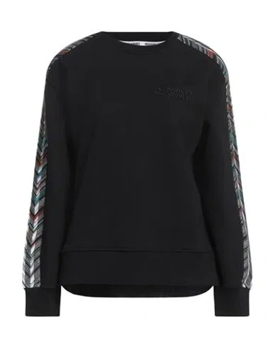 Missoni Woman Sweatshirt Black Size L Cotton