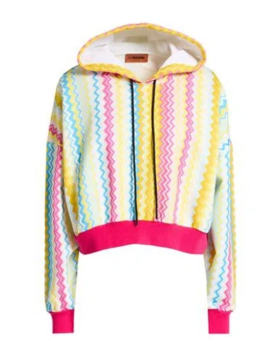 Missoni Woman Sweatshirt Fuchsia Size S Cotton In Multi