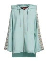 Missoni Woman Sweatshirt Light Green Size L Cotton, Polyamide, Polyester, Viscose