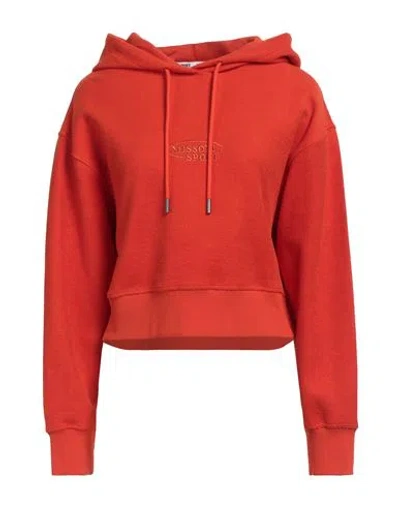 Missoni Woman Sweatshirt Orange Size Xl Cotton