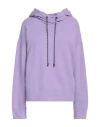 Missoni Woman Sweatshirt Purple Size M Cotton, Viscose