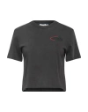 Missoni Woman T-shirt Black Size Xl Cotton In Black
