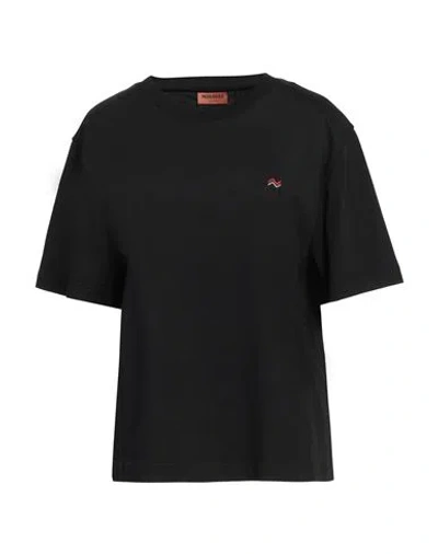 Missoni Woman T-shirt Black Size Xl Cotton