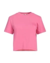 Missoni Woman T-shirt Fuchsia Size L Cotton In Pink