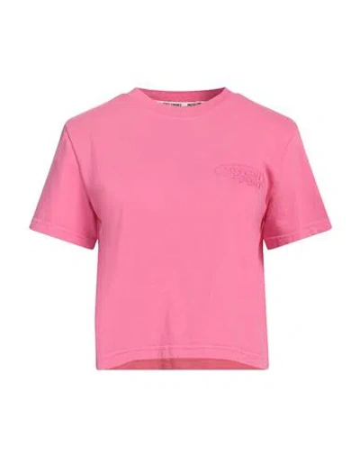 Missoni Woman T-shirt Fuchsia Size L Cotton In Pink