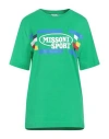 Missoni Woman T-shirt Green Size L Cotton