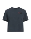 Missoni Woman T-shirt Slate Blue Size L Cotton