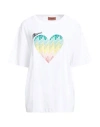 Missoni Woman T-shirt White Size L Cotton