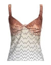 Missoni Zigzag-print Tank Top In Beige