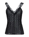 Missoni Woman Top Black Size 8 Wool, Viscose, Polyamide In Black