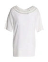 Missoni Woman Top Ivory Size 8 Silk, Rayon, Elastane, Polyester, Cupro In White