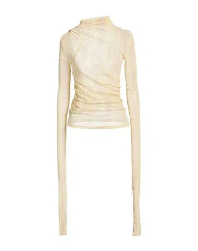 Missoni Woman Top Light Green Size 6 Polyamide