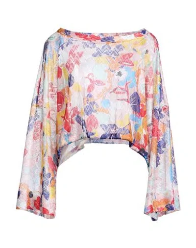 Missoni Woman Top Light Pink Size 6 Polyester In Multi