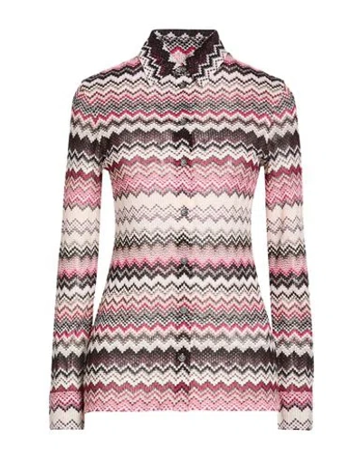 Missoni Metallic Crochet-knit Shirt In Multi