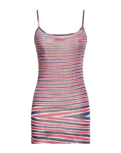Missoni Woman Top Red Size 12 Viscose In Multi