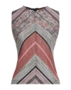 Missoni Woman Top Rust Size 8 Viscose, Metallic Fiber