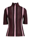 Missoni Woman Turtleneck Black Size 6 Cotton, Viscose