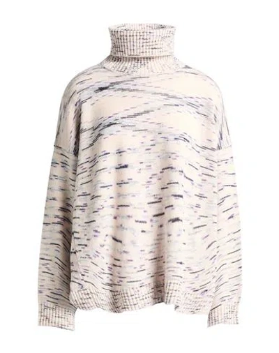 Missoni Woman Turtleneck Light Pink Size 6 Cashmere