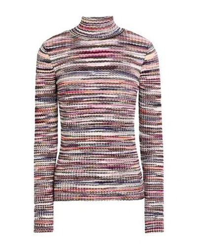 MISSONI MISSONI WOMAN TURTLENECK OFF WHITE SIZE 8 VISCOSE, WOOL