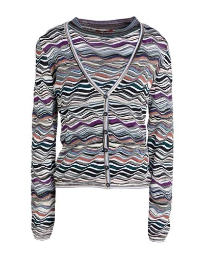 Missoni Woman Twin Set White Size 8 Viscose, Wool, Polyamide, Elastane In Multi