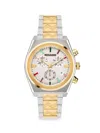 MISSONI WOMEN'S 331 ACTIVE IP TWO TONE GOLD STAINLESS STEEL BRACELET CHRONOGRAPH WATCH