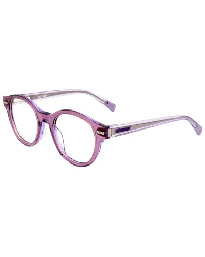 Missoni Women's 48mm Optical Frames In Purple