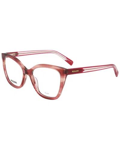 Missoni Women's 51mm Optical Frames In Pink