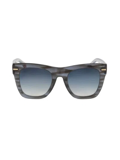 Missoni Women's 51mm Striped Square Sunglasses In Blue