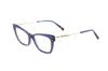 Missoni Ladies Blue Rectangular Eyeglass Frames Mis-0045-pjp In Blue