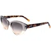 Missoni Women's 53 Mm Grey Sunglasses In Brown