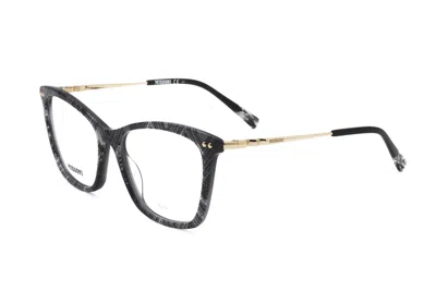Missoni Women's 53 Mm White Black Pattern Eyeglasses In Multi