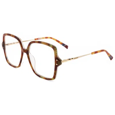Missoni Women's 53mm Havana Pattern Green Opticals In Multi