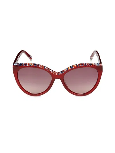 Missoni Women's 57mm Cat Eye Sunglasses In Red Multi