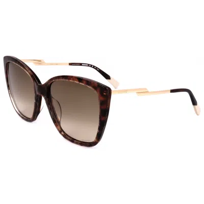 Missoni Women's 57mm Havana Patttrn Pink Sunglasses In Brown