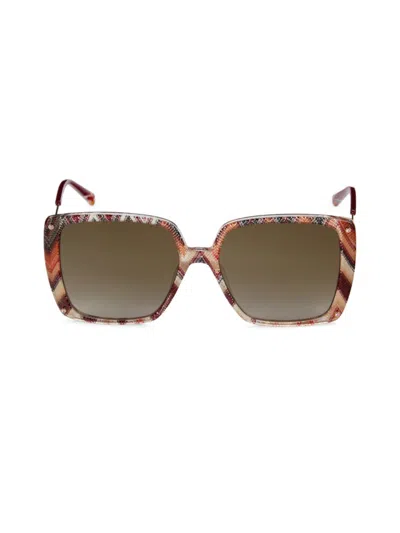 Missoni Women's 58mm Square Sunglasses In Brown