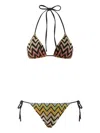 Missoni Zigzag Triangle Bikini In Multi