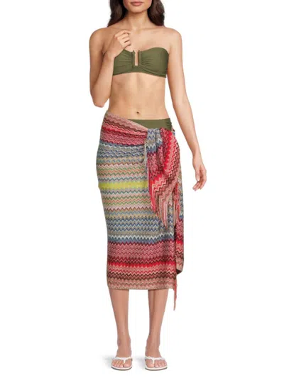 Missoni Women's Chevron-knit Pareo In Multi