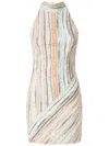 Missoni Women's Multicolor Viscose Blend Mini Dress | Size It 40 | Ds25sg1tbr002h Color Sm9kr