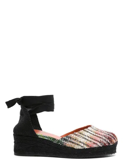 Missoni Women's Eva 30 Espadrillas Caperdoni Rainbow Lurex Sandal | Size 38 | Mwb007080